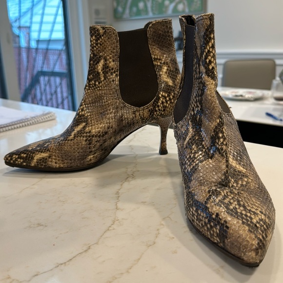 Snake Skin/PYTHON LKBennet London booties - Picture 1 of 4